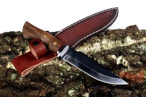 Jagdmesser - Handgefertigtes Campingmesser Naturmesser mit Wunschgravur AST7520-1