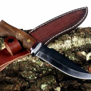 Jagdmesser - Handgefertigtes Campingmesser Naturmesser mit Wunschgravur AST7520-1